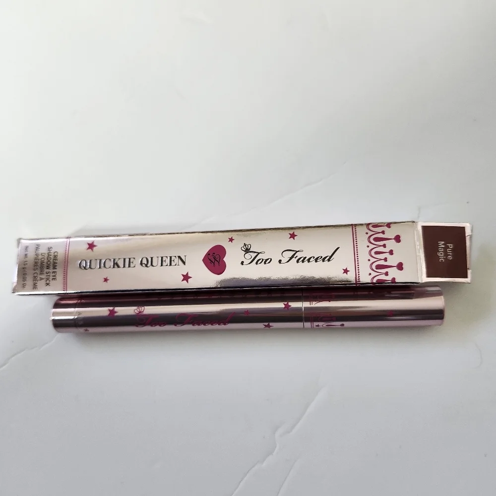 Too Faced Quickie Queen Cream Eyeshadow Stick Pure Magic New in Box